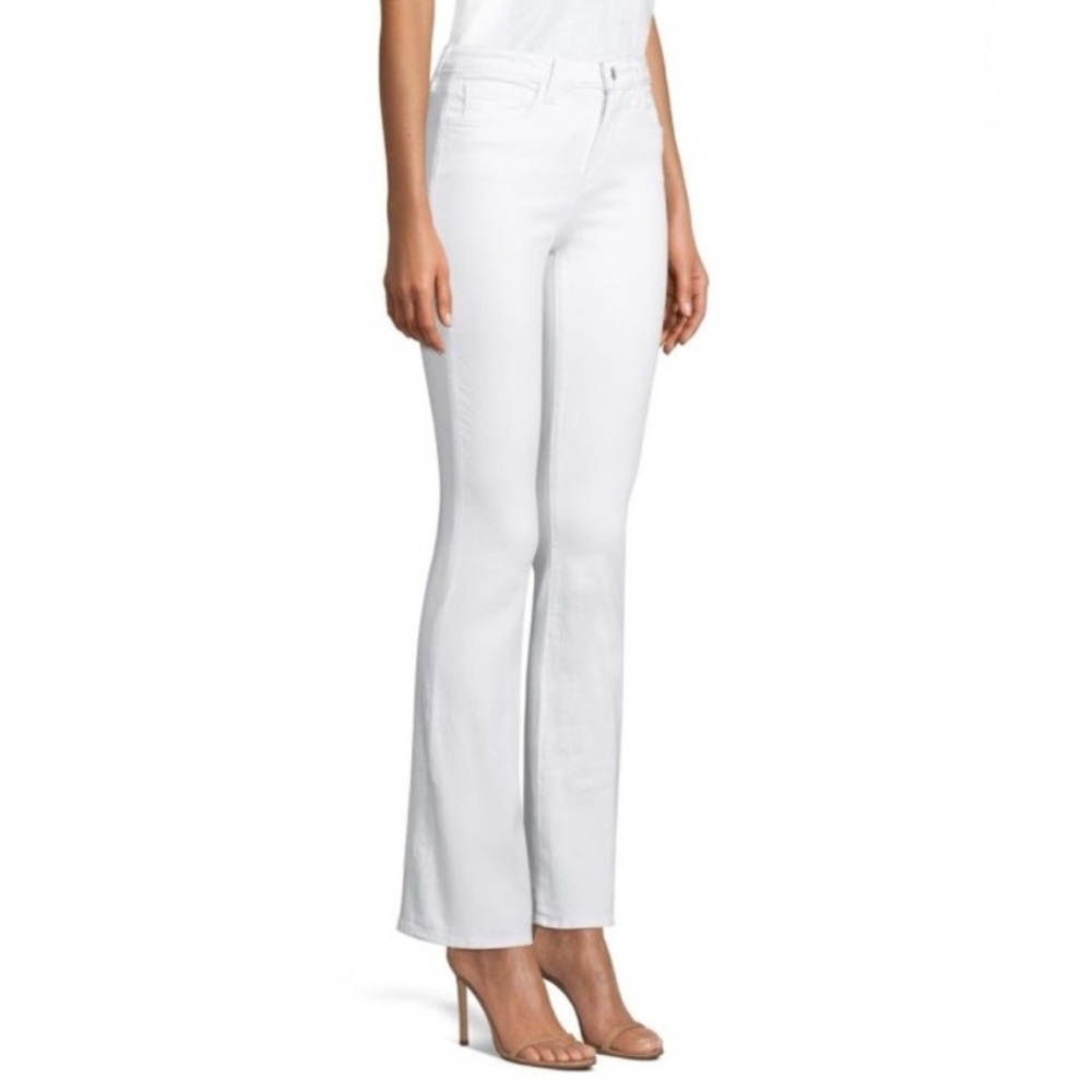 L’AGENCE Oriana High Rise Straight Leg 5-Pocket Jeans White Sz 29 - Picture 2 of 13